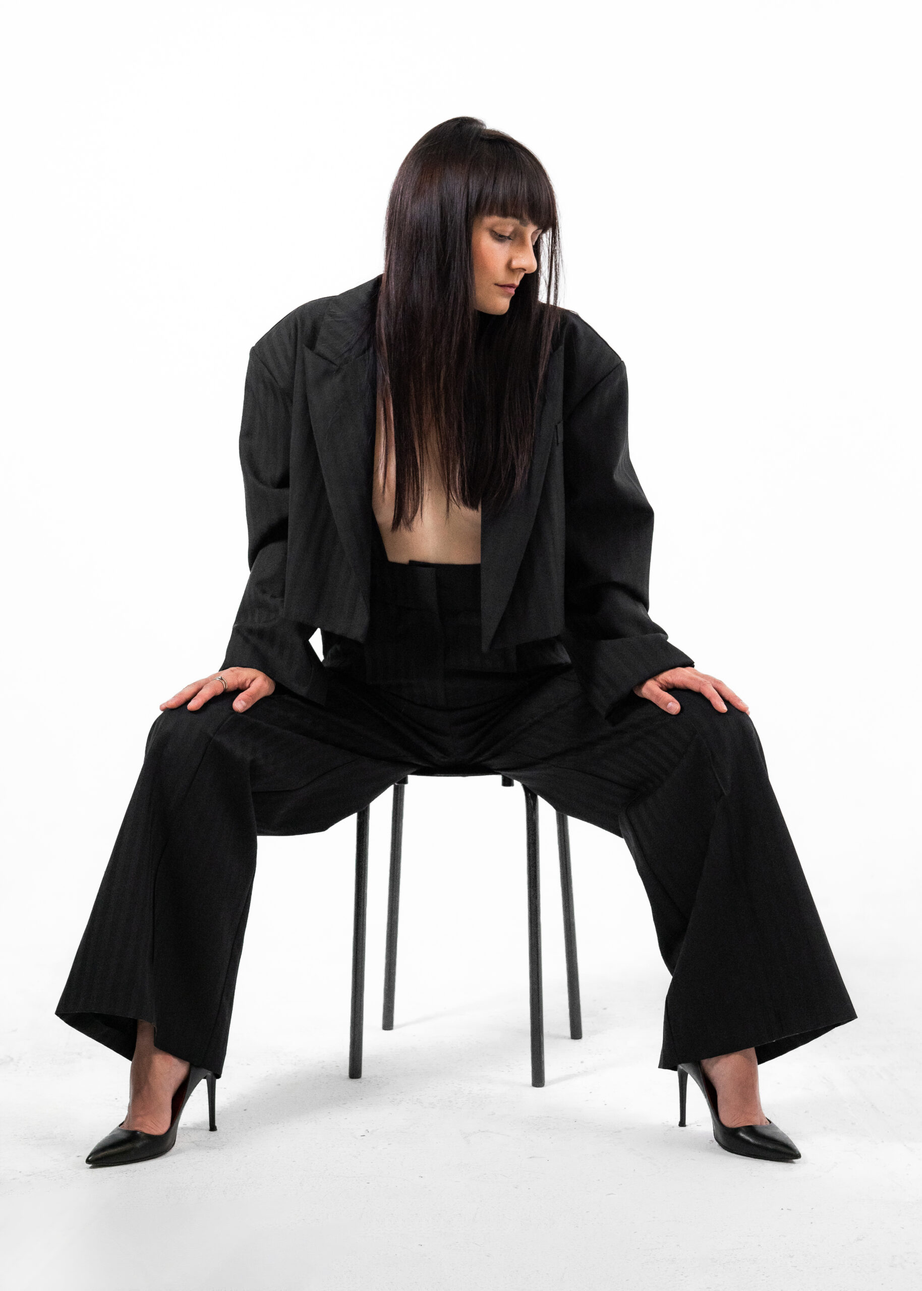 veste courte Zoé en laine et mohair – IGLA by V